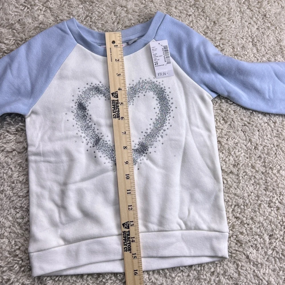 GIRLS CHILDREN’S PLACE SWEATSHIRT SIZE 4T NWT